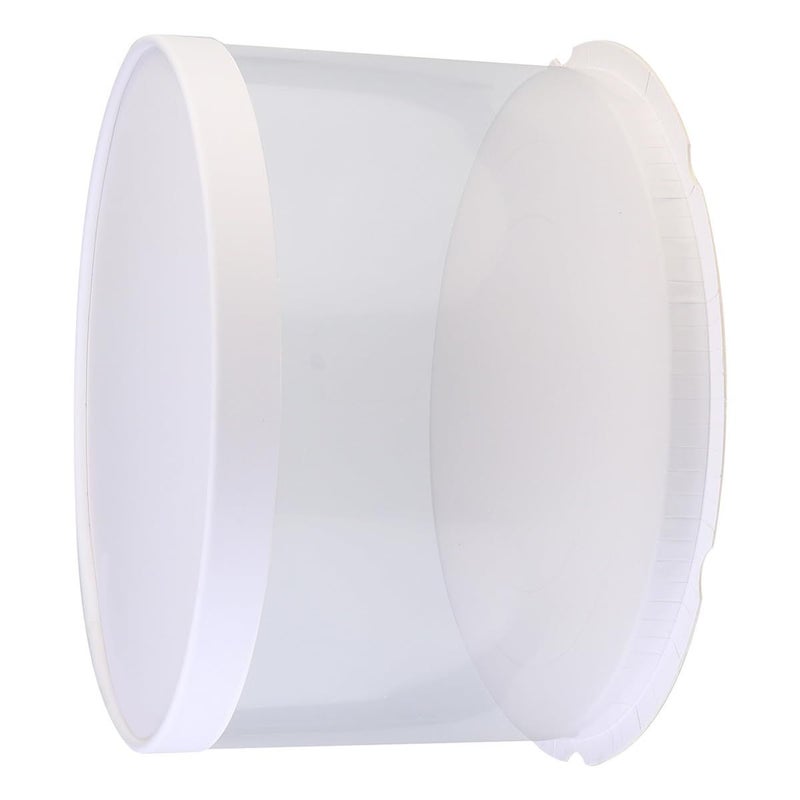 White Single Layer 8 Inch Paper Cake Box Disposable Takeout Container - Image 2
