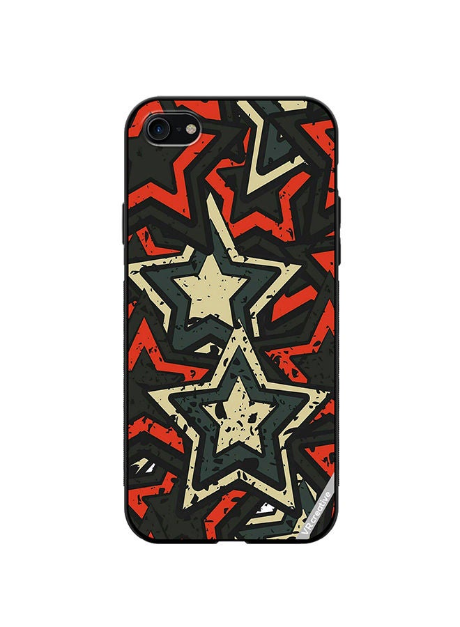 VR CREATIVE Protective Case Cover For Apple iPhone SE (2022) Stars Design Multicolour - Image 1
