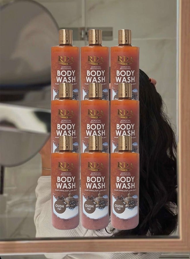 RDA 9 Pieces Oudh Moroccan Brightening Body Wash 100ml - Image 1