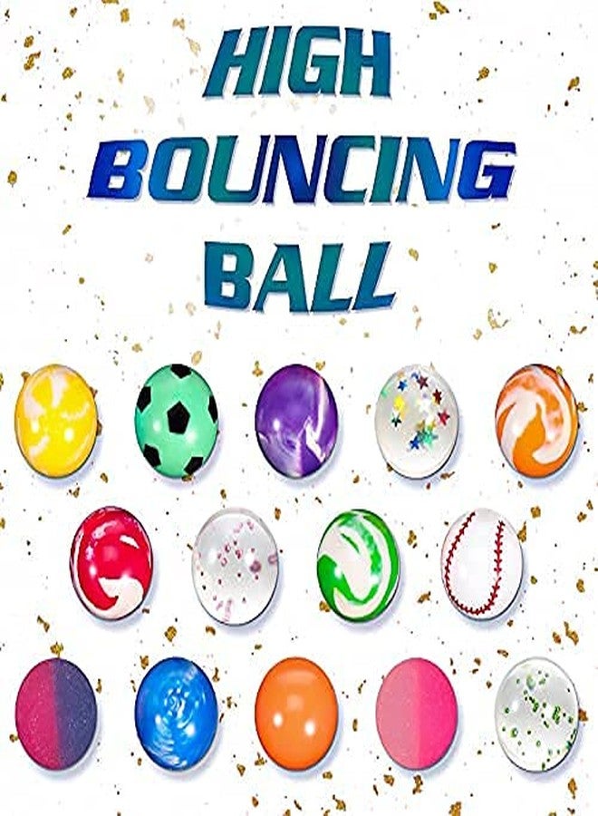 Promote 72 Pieces Bouncing Balls Edu-Sports Educational Toy Ball for 3-8 Years Kids Multi Color (Size- 27 mm Diameter)| Soccer - Image 5