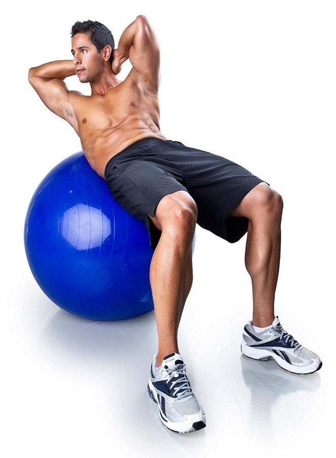 Vruta Inflatable Gym Ball with Foot Pump for Total Body Fitness, Abdominal Toner - Diameter 65Cm - Image 5