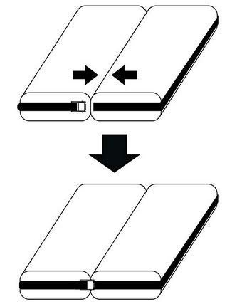 LIAULIADLL White Strap for Twin Beds/Twin to King Bed Strap/Twin Bed Connector/Twin Bed Joiner for Converting Twin to King or Twin XL to King – 33ft Long Bed Connector Strap with Adjustable Buckle - Image 3