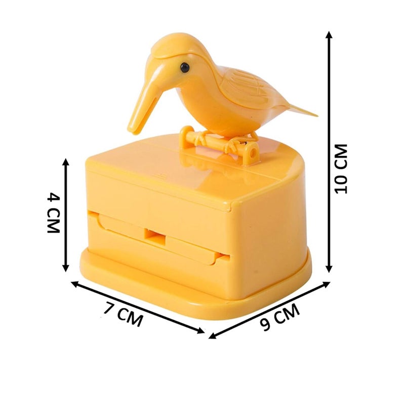MEZON MEZON Cute Bird Toothpick Dispenser Bird Shape Toothpick Holder Box With Toothpicks for Home Kitchen Party Hotel Restaurant Multi Color - Image 2