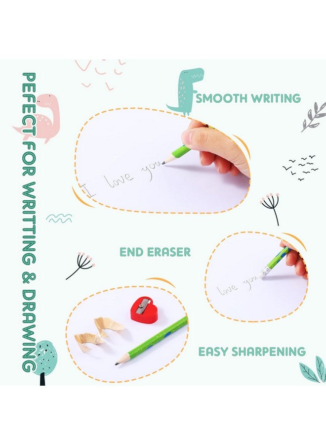تيلينغ أقلام رصاص ديناصور مع ممحاة للأطفال، أقلام رصاص ملونة متنوعة، أقلام خشبية ممتعة مبتكرة لحفلات ذات طابع ديناصور، أقلام جوائز وحوافز، لوازم العودة إلى المدرسة (36 قطعة) - Image 4