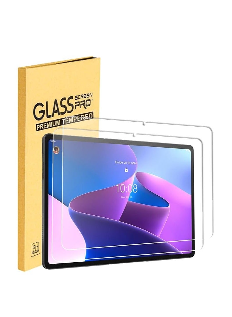 general Tempered Glass Screen Protector for Lenovo Tab P12 12.7, 2023 Edition, 9H Hardness, Scratch Resistant, Fingerprint Resistant, Air Bubble Resistant, Clear Full Cover for Lenovo P12 12.7" Tablet - Image 1