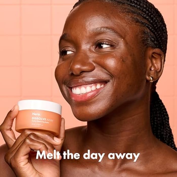 HERO COSMETICS Dissolve Away Daily Cleansing Balm - Helps Remove Makeup and Grime - Won’t Clog Pores - Suitable for Sensitive and Acne-Prone Skin (2.2 fl oz) - Image 2