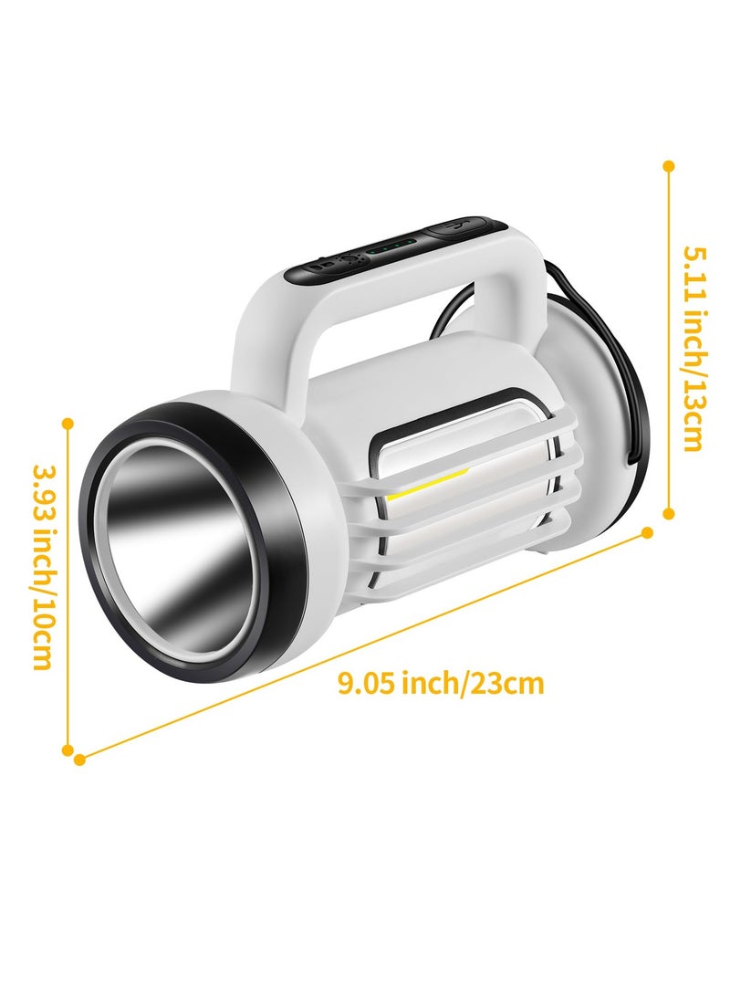 Zikra Flashlight Lantern for Camping, Super Bright 1000 Lumen Powerful LED Rechargeable Flashlights with 5 Light Modes, IPX6 Waterproof, Perfect for Power Outages, Hurricane Emergency, Hiking, Fishing - Image 5