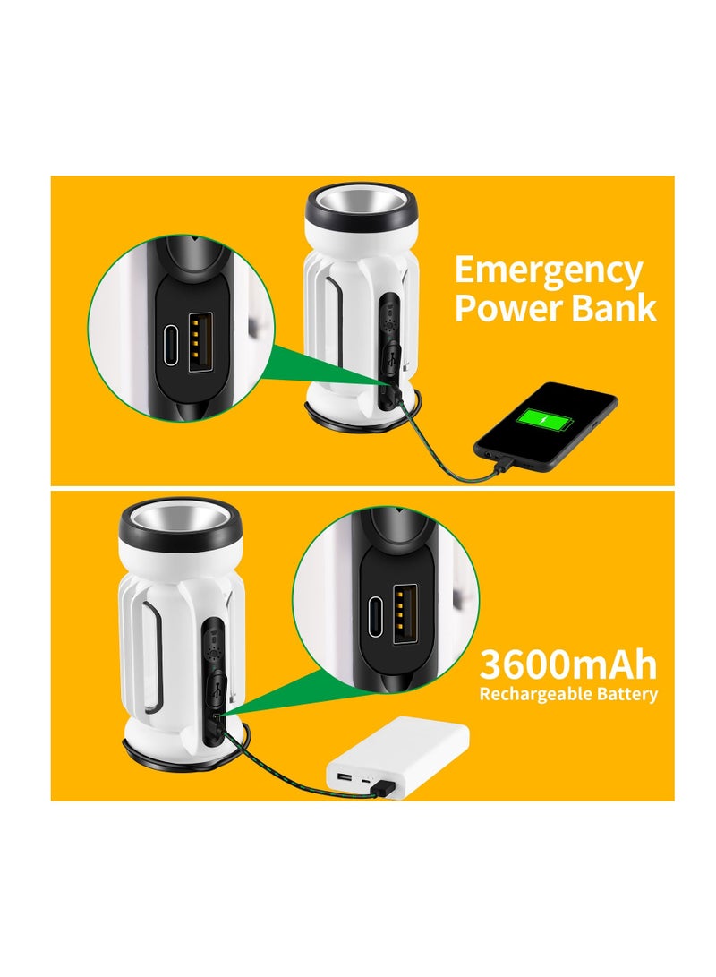 Zikra Flashlight Lantern for Camping, Super Bright 1000 Lumen Powerful LED Rechargeable Flashlights with 5 Light Modes, IPX6 Waterproof, Perfect for Power Outages, Hurricane Emergency, Hiking, Fishing - Image 4