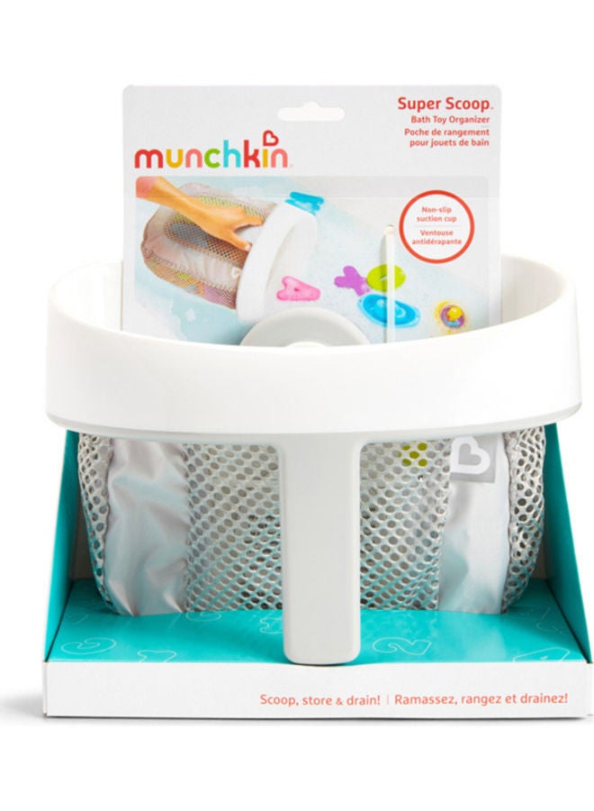 Munchkin Super Scoop Bath Toy Organiser, Grey - Image 3