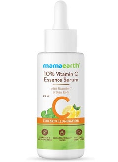 Mamaearth Mamaearth 10% Vitamin C Face Serum, Essence Serum with Vitamin C and Gotu Kola for Skin Illumination - 30ml  - Image 1