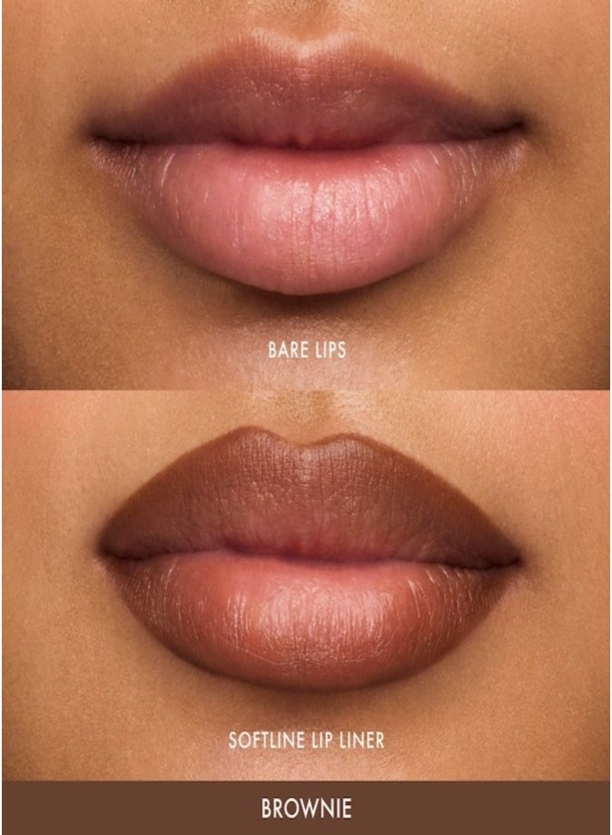 Summer Fridays Softline Lip Liner 1.02g – Long-Wear Creamy Precision Lip Pencil Brownie - Image 3