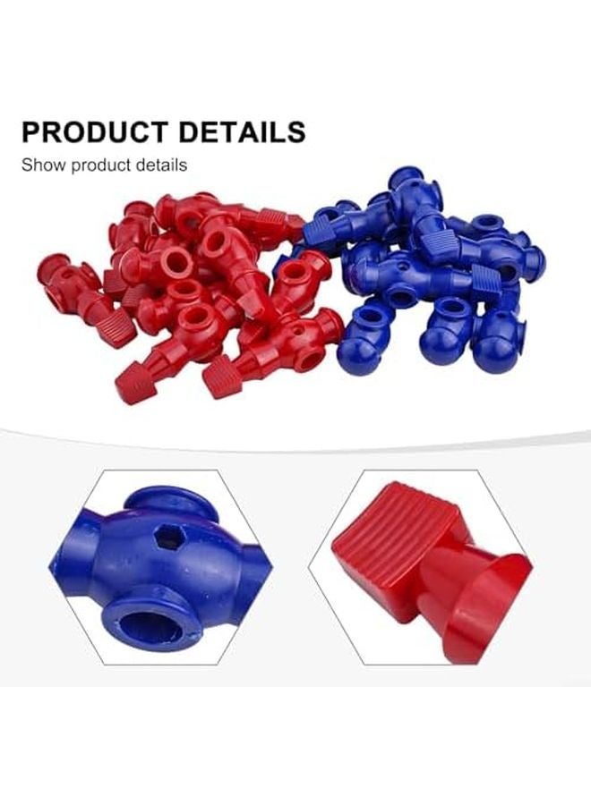 Red Blue Foosball Table Players 22 Pcs Replacement Parts For Standard Table Football Games - Image 4