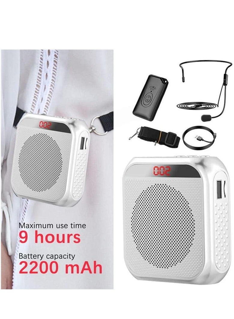 Voice Amplifier with Wired Microphone Headset Portable Rechargeable PA System Speaker Personal Microphone Speech Amplifier Loudspeaker for Teachers Tour Guides and Coaches Metting and Yoga Fitness - Image 5
