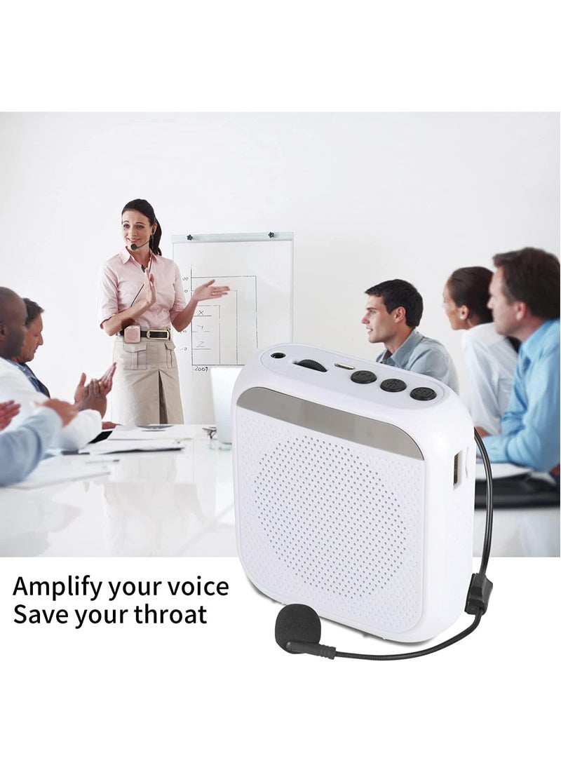 Voice Amplifier with Wired Microphone Headset Portable Rechargeable PA System Speaker Personal Microphone Speech Amplifier Loudspeaker for Teachers Tour Guides and Coaches Metting and Yoga Fitness - Image 3