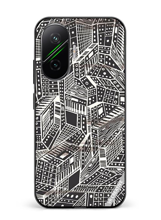 Protective Case Cover For Xiaomi Poco F7 Layer Design Multicolour