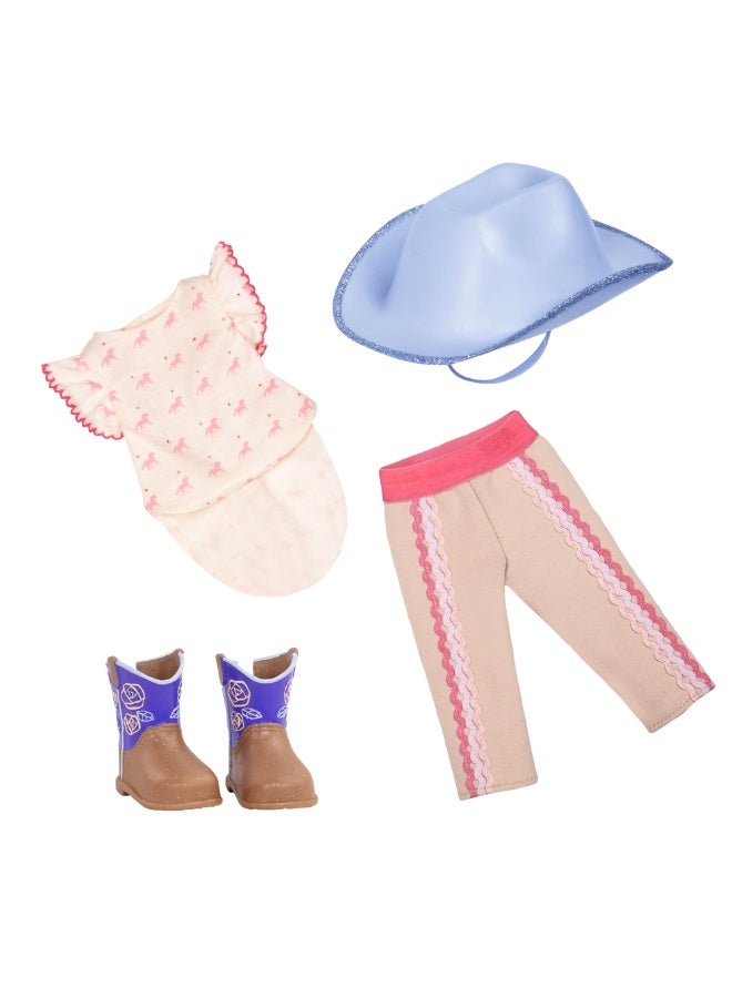 جليتر جيرلز طقم افضل ركوبة لدمي 14 بوصة - GG50037Z - Image 2