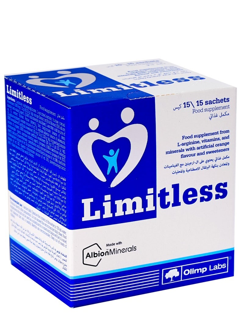 Olimp Labs Limitless Dietary Supplement 15 Sachets - Image 2