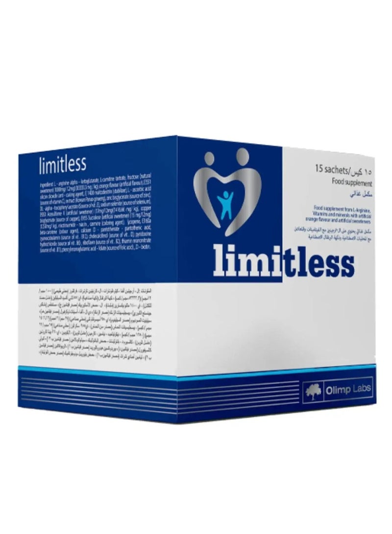 Olimp Labs Limitless Dietary Supplement 15 Sachets - Image 1