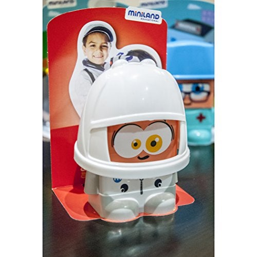Miniland Job Blocks Board Game for Toddlers Age 2 - Preschoolers Age 4, Teaches Careers, Diversity, Fun Language Development, Pretend Play - Image 4