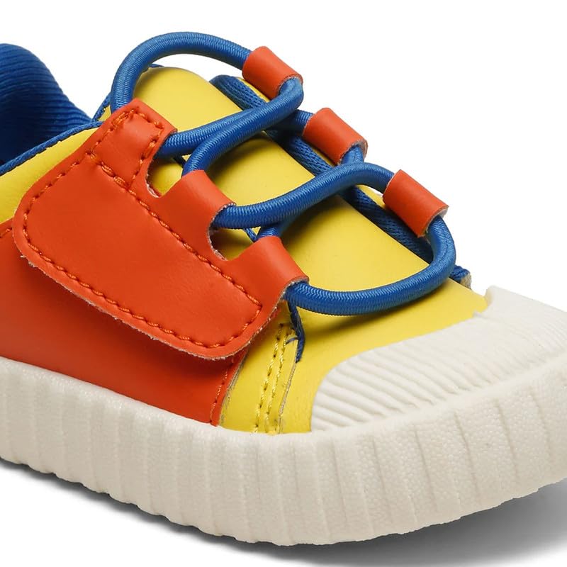 ONYC Store ONYC Toddlers's Comfortable & Lightweight Lace-Free Sneakers Boys - (Yellow UK Footwear Size System, Little Kid, Age Range, Wide,3-3.5 Years) - Image 2