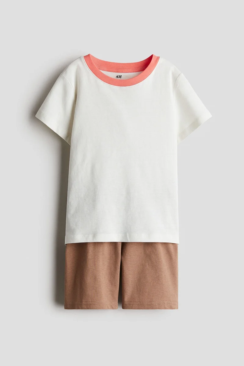 اتش اند ام 2-piece cotton jersey set
