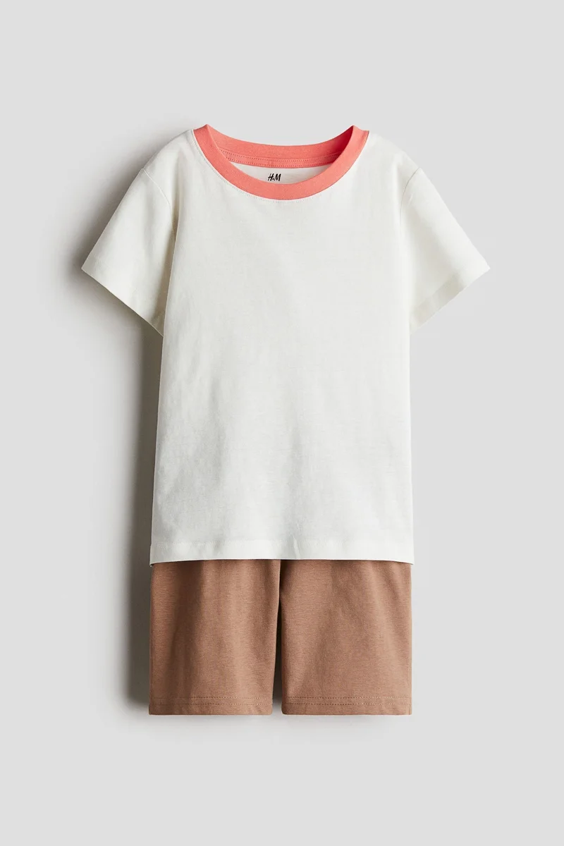 اتش اند ام 2-piece cotton jersey set