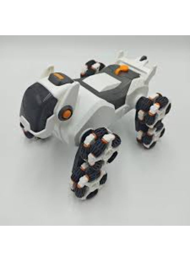 TOY GARDEN Futuristic Remote Control Robot Dog Car with Omni-Directional Wheels and Transforming Design  - Image 1