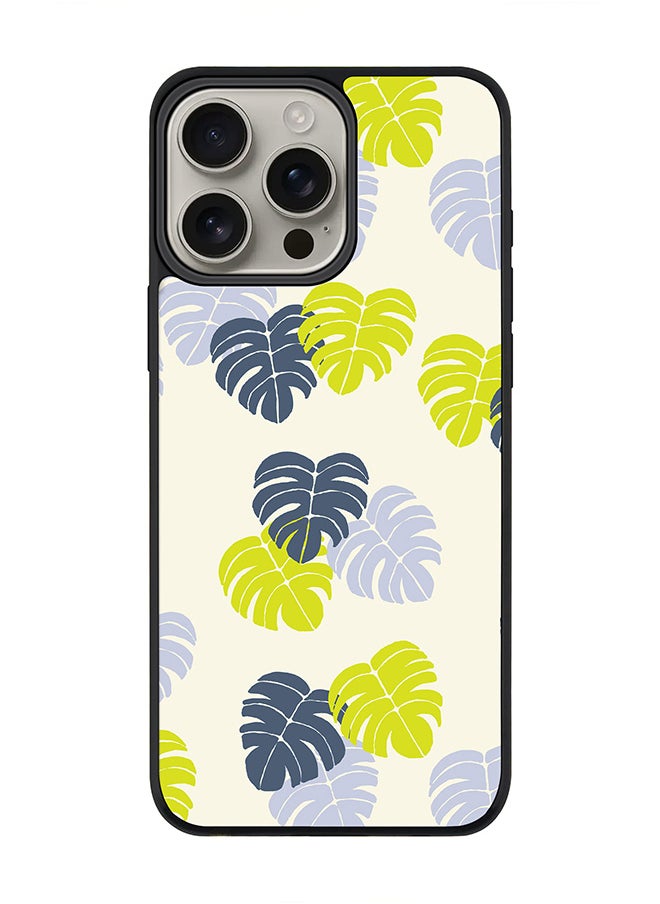 Stylizedd - For iPhone 16 Pro Max Case [Compatible with MagSafe] Slim Magnetic cover Phone Case iPhone 16 Pro Max -Island Leaves - Image 1