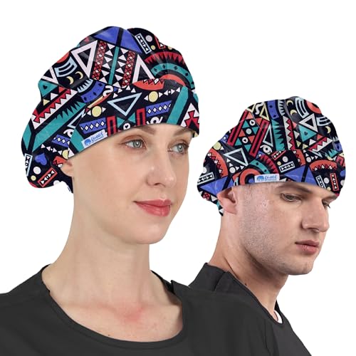 GUOER Hat Bouffant Cap One Size Multi Color (Color25) - Image 2