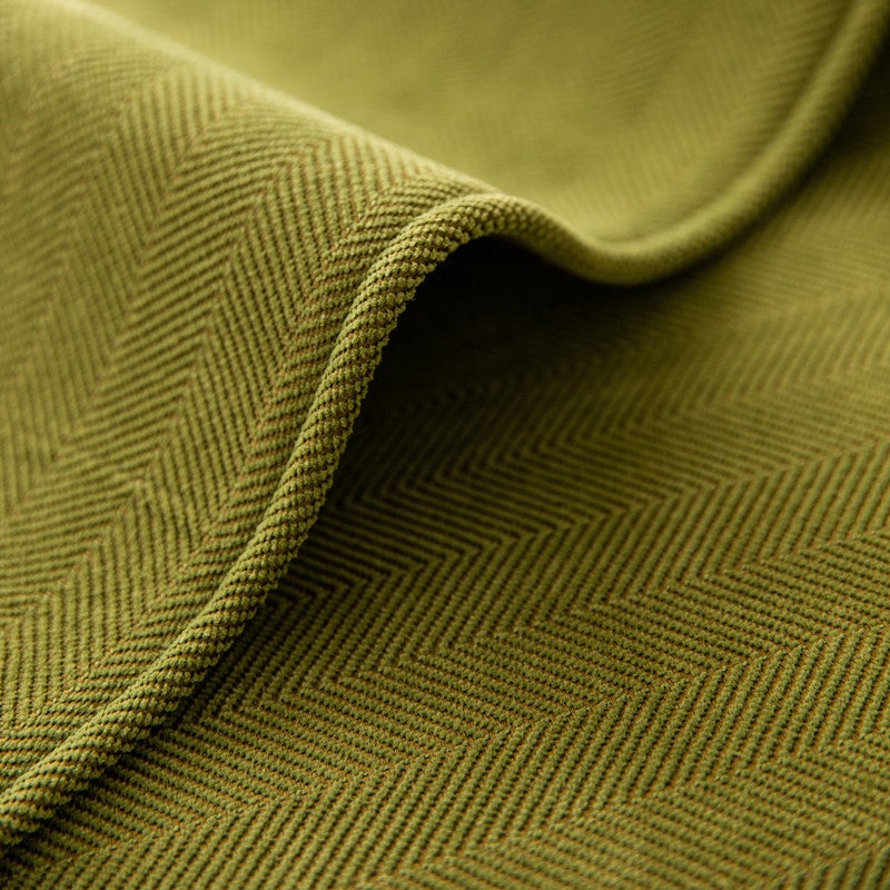 Four Seasons Universal Snow Fabric Solid Color Herringbone Striped Sofa Cushion Modern Simple Non-Slip Sofa Cushion Towel - Image 5