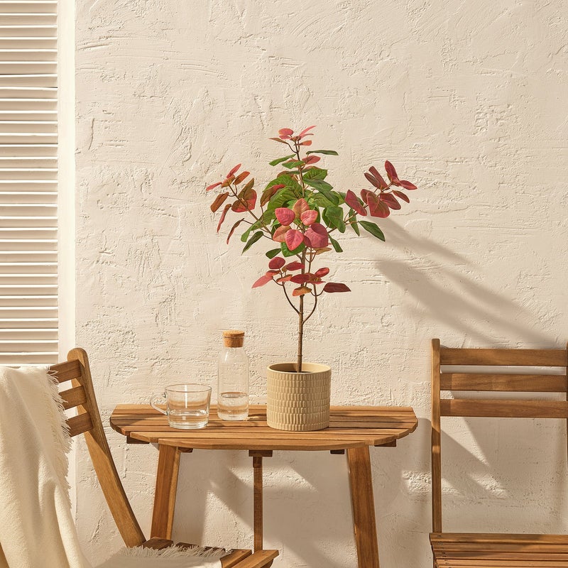 FEJKA Artificial Potted Plant, Green/Pink Foliage, 66 cm, Indoor/Outdoor - Image 3