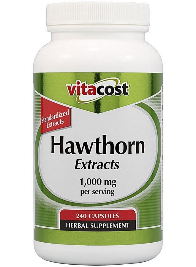 Vitacost Brand Vitacost Standardized Hawthorn Extract - 1000 mg per Serving- 240 Capsules