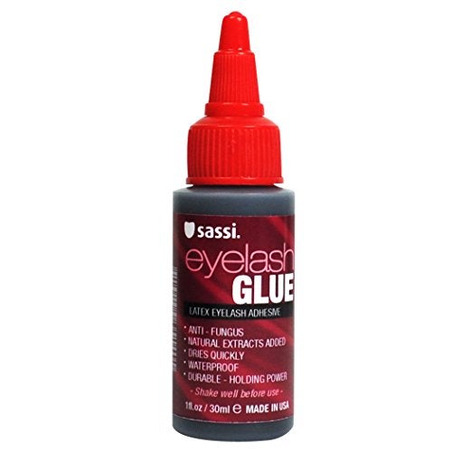 Sassi Eyelash Glue Dark 1oz | Quick-Drying, Natural Extract Formula, Waterproof, Durable Hold, Long-Lasting, Lash Adhesive | Made in USA - Image 2