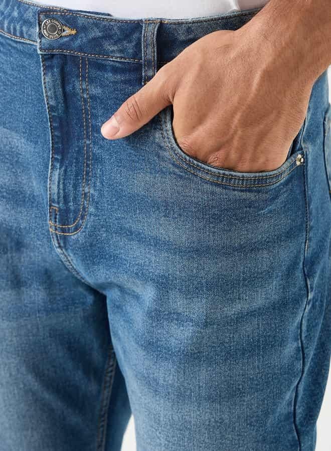 لي كوبر جينز لي كوبر بقصة واسعة مع جيوب - Image 4