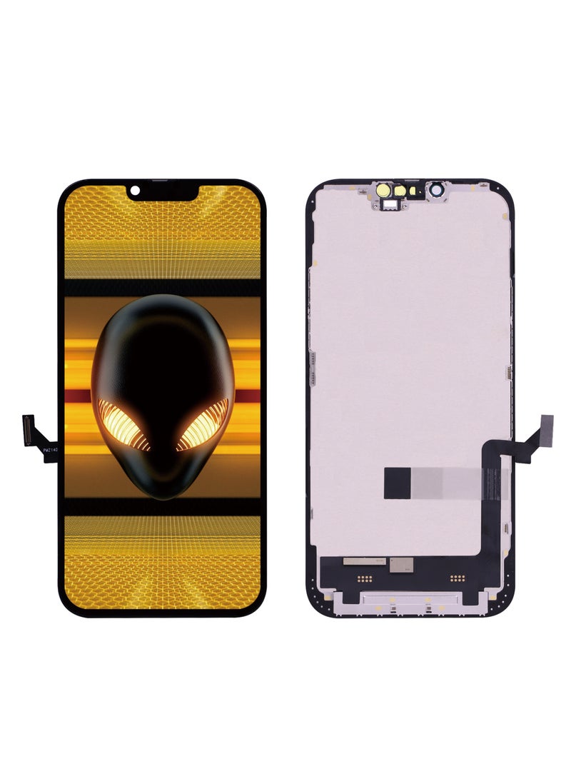 flycdi For iP 14 Plus Hard OLED IC Removable, LCD Display Screen Replacement Kit with Installation Tools, High Brightness, Wide Color Gamut, Mobile Phone Repair Parts - Image 1