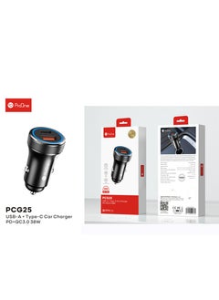ProOne ProOne PCG25 38W Dual-Port Car Charger USB-A + Type-C Fast Charging with PD & QC3.0  - Image 3