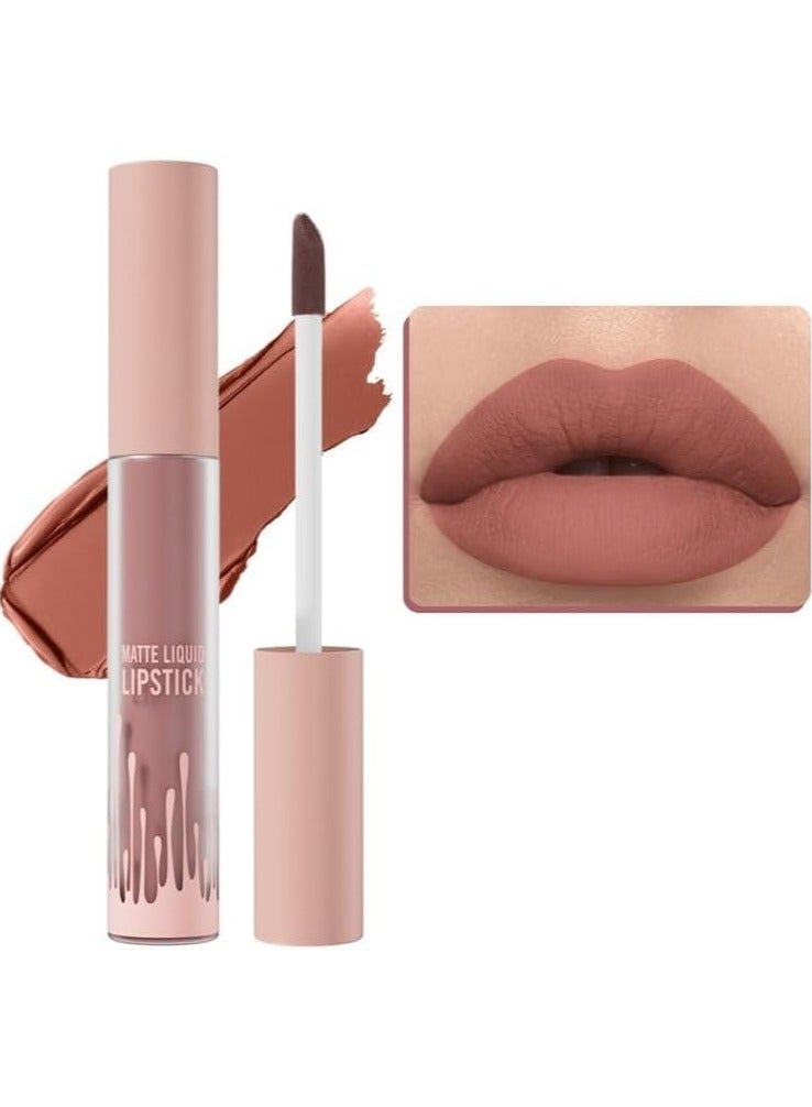 Beauty beast Super Stay Vinyl Ink Longwear No-Budge Liquid Lipcolor Makeup, Highly Pigmented Color and Instant Shine, Witty, Mauve Nude Lipstick, 0.12 fl oz, 1 Count (#02, Compact) - Image 1