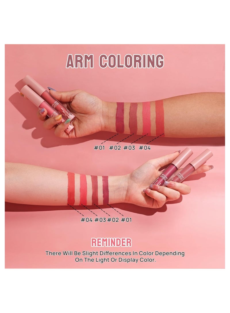 Beauty beast Super Stay Vinyl Ink Longwear No-Budge Liquid Lipcolor Makeup, Highly Pigmented Color and Instant Shine, Witty, Mauve Nude Lipstick, 0.12 fl oz, 1 Count (#02, Compact) - Image 3