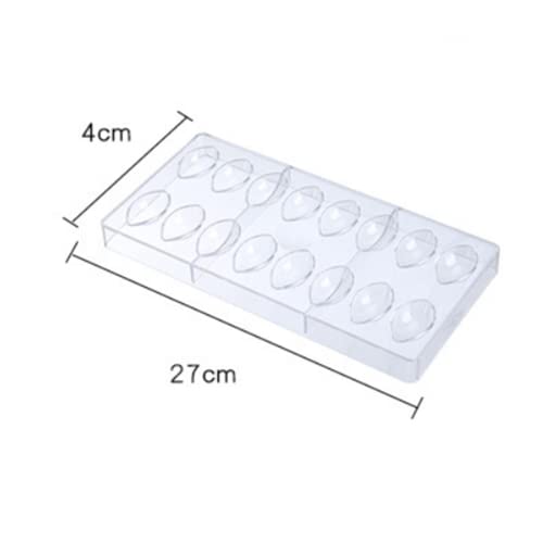 HAPYLY 16 Grid Water Drop Shape Chocolate Candy Mold PC Polycarbonate Chocolate Making Mould (Water Drop Shape) - Image 5