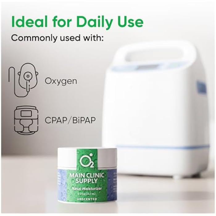 Main Clinic Supply Nasal Moisturizer Gel for Dry Nose Relief | Hydrating Nasal Gel for Dryness, CPAP Users, Oxygen Therapy | for Nosebleeds, Cannula Use - Image 3