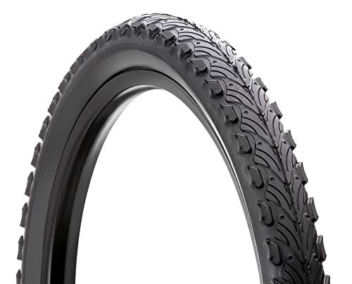 SCHWINN إطار دراجة شوين بديل، 20" × 1.95" إطار دراجة هجينة بنمط مداس عالي الجر، مداس مركب، يناسب عجلات الدراجات 20 بوصة، نطاق PSI من 35 إلى 60 - Image 1