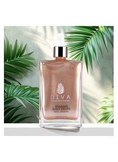 Diva SHIMMER BODY DROPS ROSE - ARGAN OIL 100ML  - Image 3