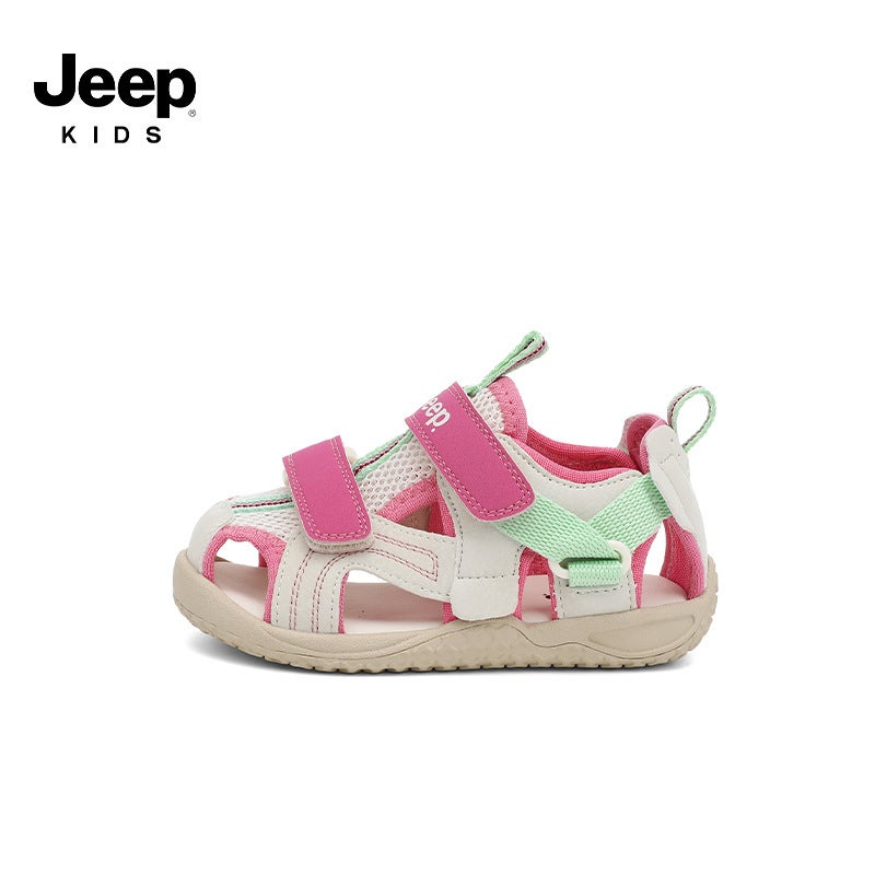 Jeep Baby Sandals Toddler Shoes 3 Stages 2025 Men'S Infant Non-Slip Toe Breathable Shoes 2 Years Old - Image 1