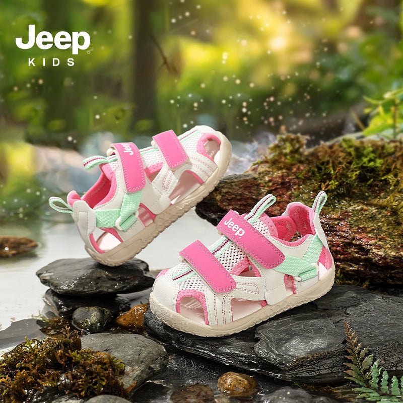 Jeep Baby Sandals Toddler Shoes 3 Stages 2025 Men'S Infant Non-Slip Toe Breathable Shoes 2 Years Old - Image 4
