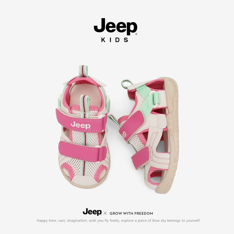Jeep Baby Sandals Toddler Shoes 3 Stages 2025 Men'S Infant Non-Slip Toe Breathable Shoes 2 Years Old - Image 3