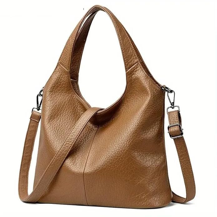 MUCHOVA Premium Handbag For Women Crossbody Bag For College Girl's Medium Size Black Brown Colour Sling Shoulder Bag For Ladies (Coffee) - Image 1