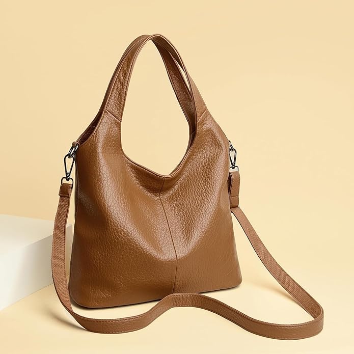 MUCHOVA Premium Handbag For Women Crossbody Bag For College Girl's Medium Size Black Brown Colour Sling Shoulder Bag For Ladies (Coffee) - Image 3