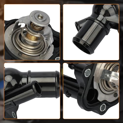 BRTEC L32815170A Thermostat Housing 2003-2015 for Mazda 3 5 6 Tribute for Lincoln MKZ, for Ford EcoSport Escape Focus Fusion Ranger - Image 2