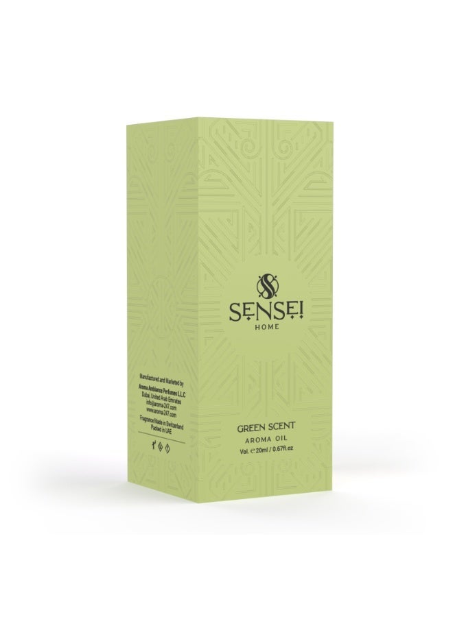 SENSEI Diffuser Oil for Sensei Mino Devices | 20ml Refill Cartridge | Green Herbal Floral Scent - Image 2