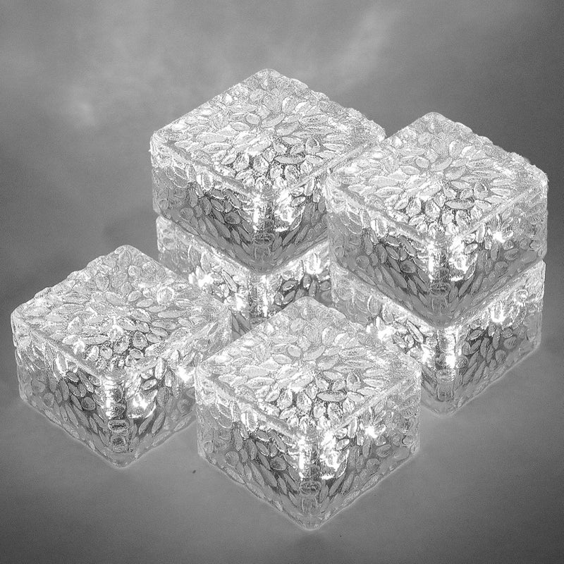 MLKNK Solar Brick LightsOutdoor Solar Lights for YardSolar Brick Landscape Path Light 6 Pack LED Light Brick Garden Decor for Pathway Patio Walkway Backyard Decoration DSXBZ111 - Image 2